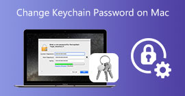 Modifica la password del portachiavi su Mac