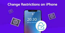 Endre begrensninger på iPhone