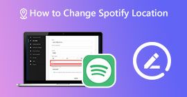 Изменить местоположение Spotify