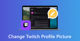 Изменить изображение профиля Twitch