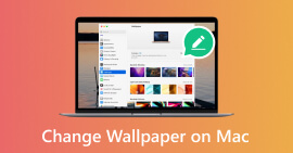 Cambia sfondo su Mac