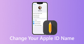 Vaihda Apple ID -nimesi