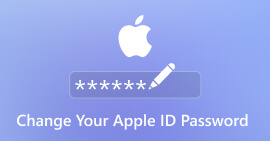 Modifica la password dell'ID Apple