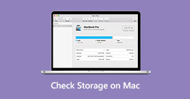 Zkontrolujte úložiště na Macu