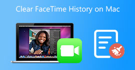 Mac에서 Facetime 기록 지우기