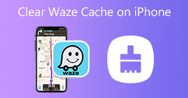 Vymažte mezipaměť Waze na iPhone