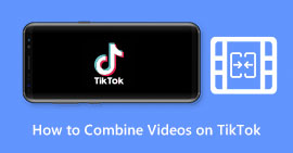 Combineer video's op TikTok