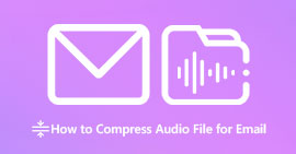 Comprimi file audio per e-mail