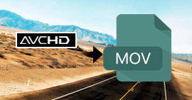 Hvordan konvertere AVCHD Video til MOV med AVCHD Video Converter