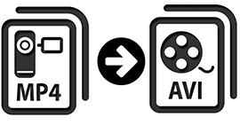 How to convert MP4 format to AVI
