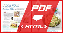 PDF formátumú HTML formátumban