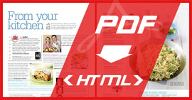 Kuinka muuntaa PDF HTML-muotoon