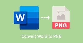 Converti Word in PNG