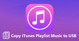 iTunes 재생 목록 음악을 USB로 복사