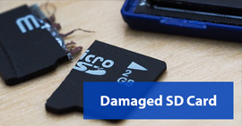 Vaurioitunut SD-kortti