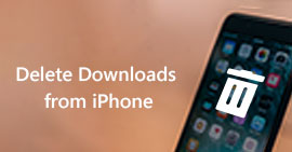 Elimina download da iPhone