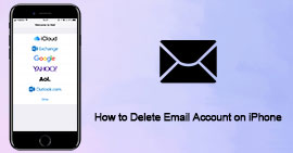 Elimina account e-mail su iPhone