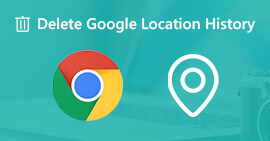 Slett Google Location History
