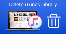 Smažte knihovnu iTunes