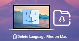 Elimina i file di lingua su Mac