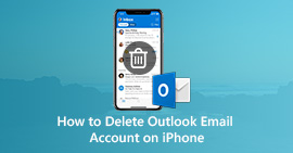 Elimina l'account e-mail di Outlook su iPhone