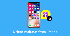 Slet podcast fra iPhone