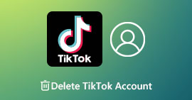 Slet TikTok-konto
