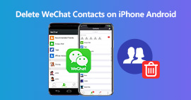 Удалить контакты WeChat