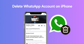 Elimina l'account WhatsApp su iPhone