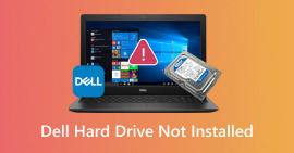 Dell-harddisk ikke installert