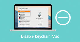 Poista Keychain Mac käytöstä