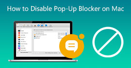 Απενεργοποιήστε το Pop Up Blocker σε Mac