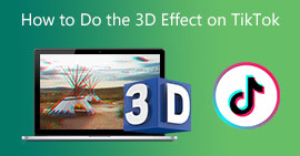 Wykonaj efekt 3D na TikTok