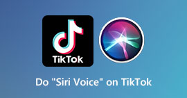 Сделать голос Siri в TikTok