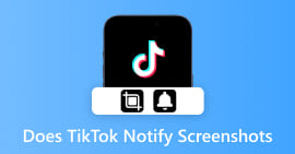 TikTok invia notifiche agli screenshot