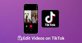 Rediger videoer på Tiktok