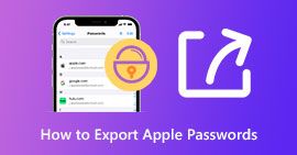 Exporteer Apple-wachtwoorden