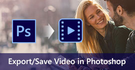Photoshop'ta Videoyu Dışa Aktar / Kaydet