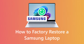 Factory Restore A Samsung Laptop