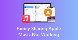 Familiedeling Apple Music fungerer ikke