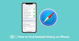 Etsi poistettu historia iPhonessa