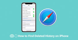 Finn slettet historie på iPhone
