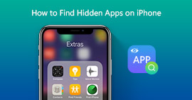 Finn skjulte apper på iPhone