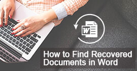 Znajdź odzyskane dokumenty w programie Word