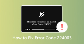 Fix Error Code 224003