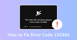 Fix Error Code 232404