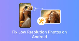 Repareer foto's met lage resolutie op Android