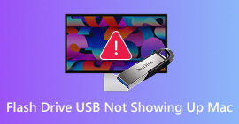 Флэш-накопитель USB не отображается Mac