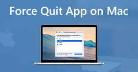 Alkalmazásokból való kilépés kényszerítése Mac rendszeren