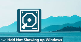 HDD ei näytä Windows